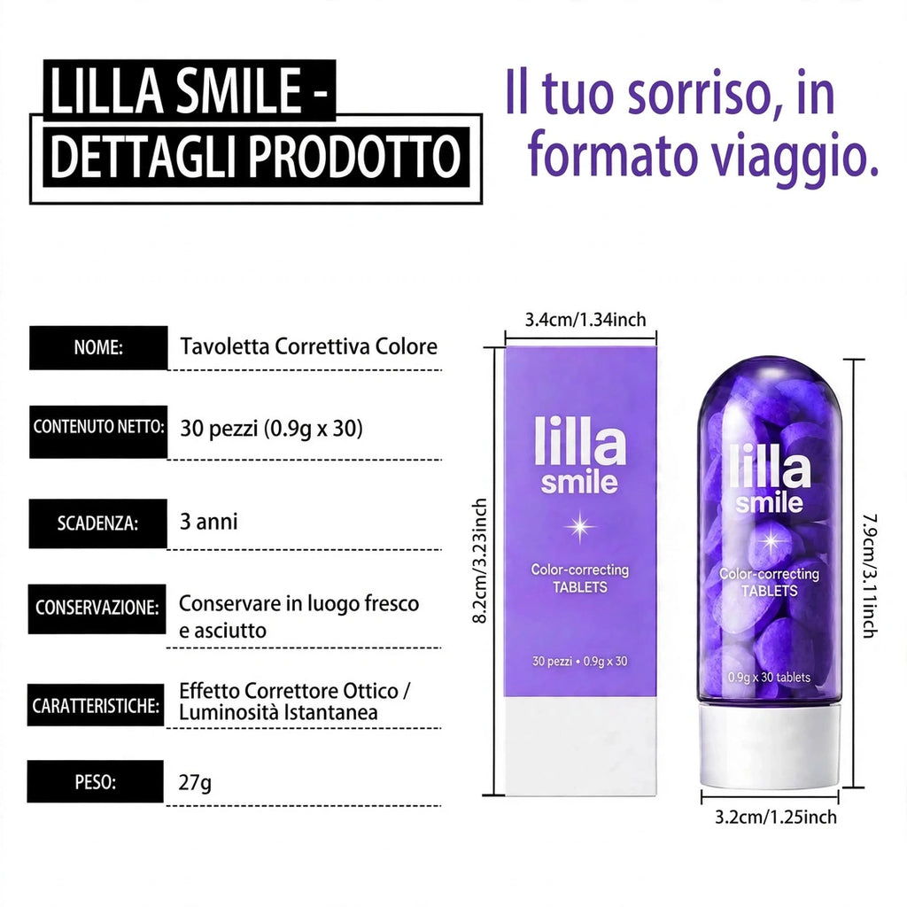 Lilla Smile - Correttore Viola per Sorriso Luminoso